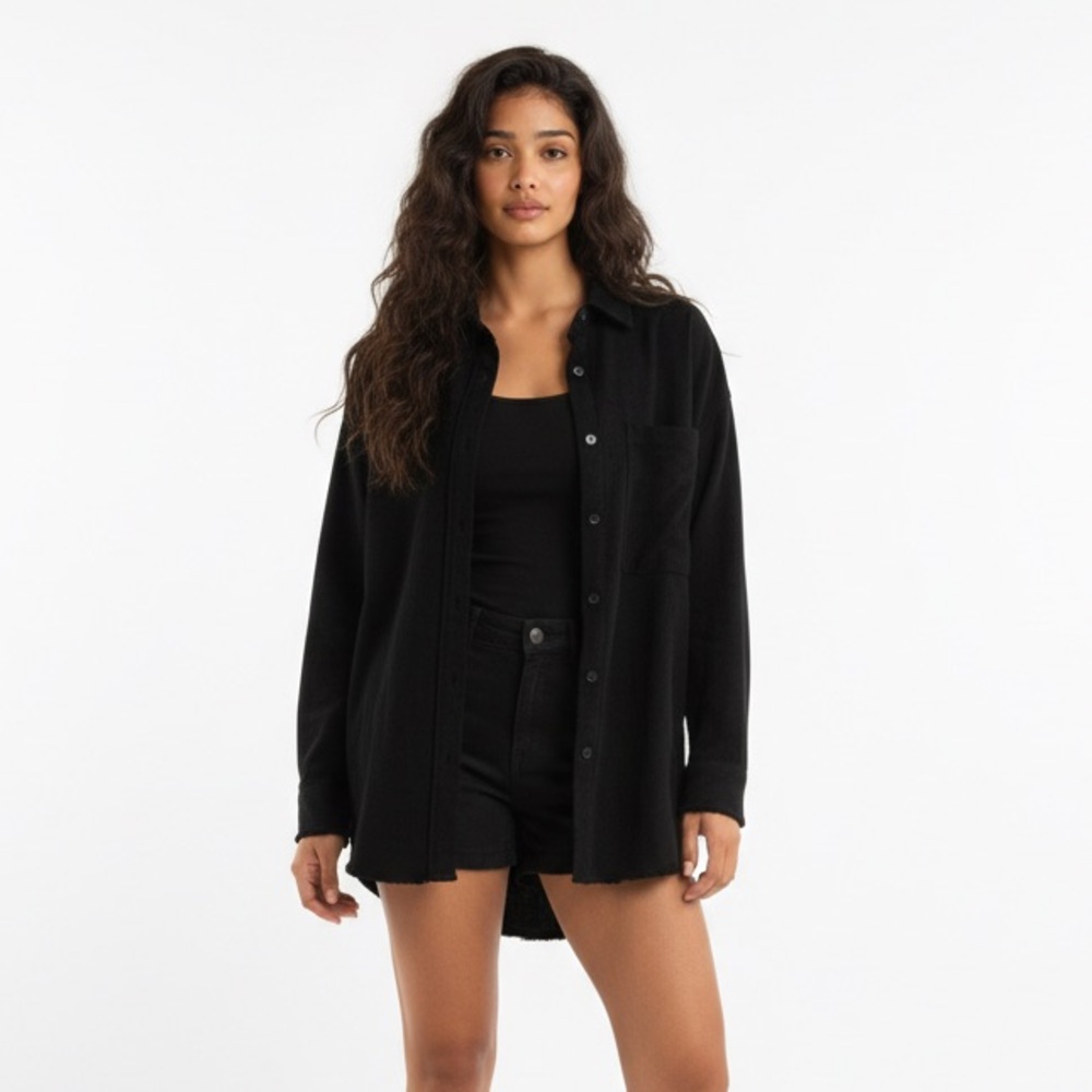 NWT Z Supply Verity Fleece Button Up light jacket